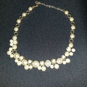 Pearl Cluster Necklace